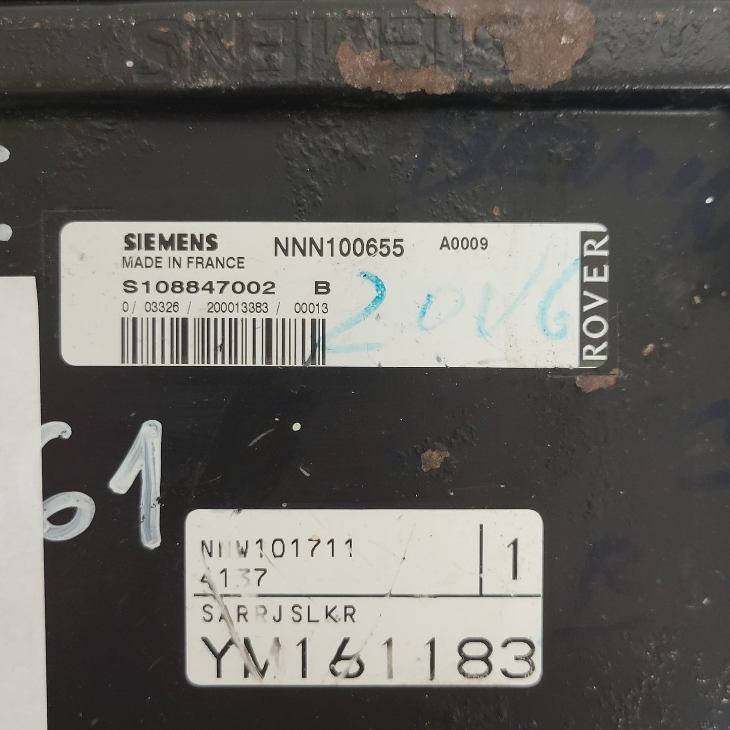 ROVER 75 2.0 ECU / S108847002B / NN100655 / SIEMENS