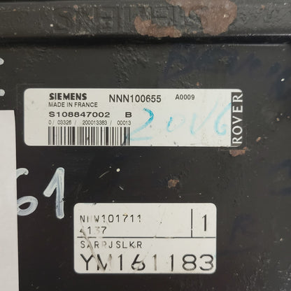 ROVER 75 2.0 ECU / S108847002B / NN100655 / SIEMENS