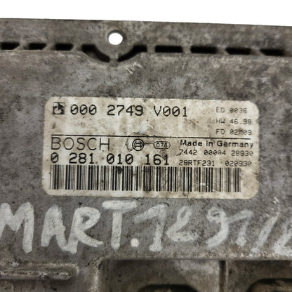 SMART FORTWO ECU / 0281010161 / 0002749V001 / BOSCH