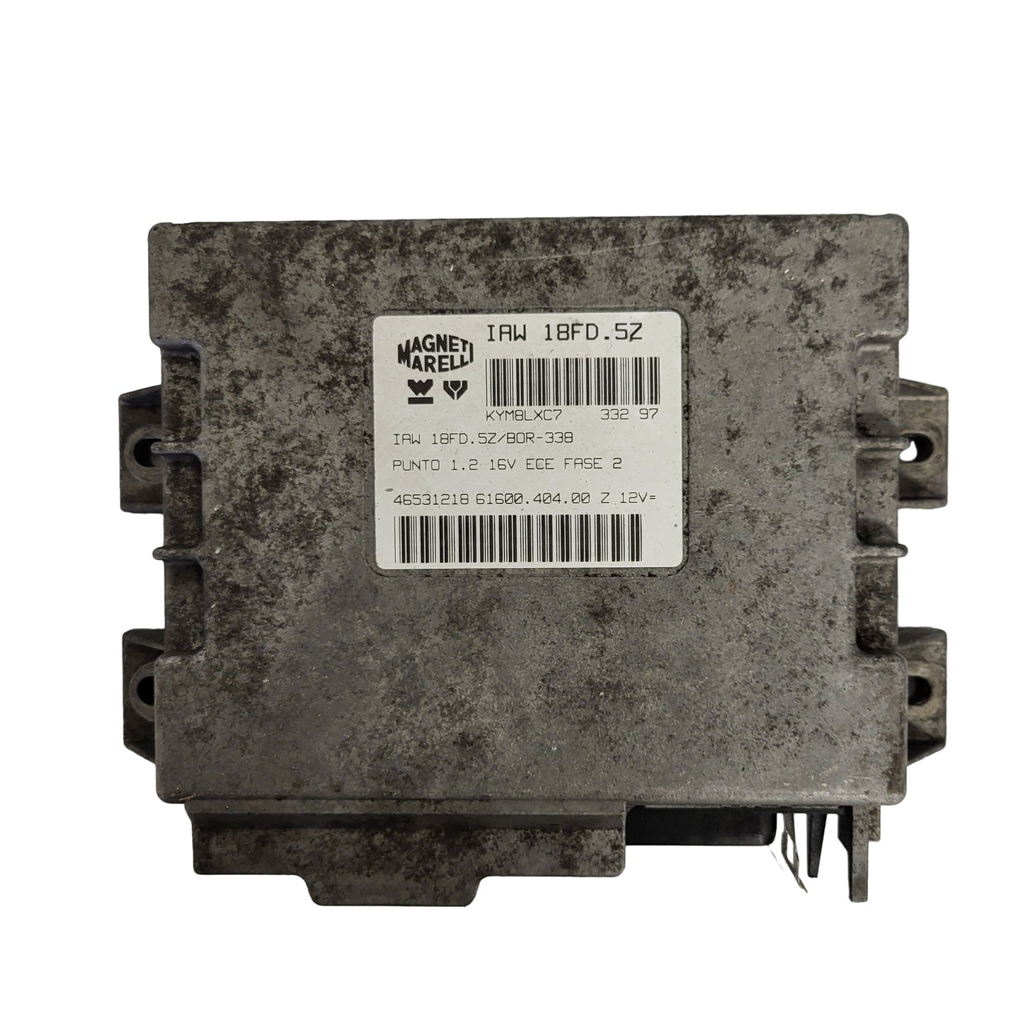 Fiat Punto 1.2 16V ECU / IAW 18FD.5Z / 46531218 / 61600.404.00 / MAGNETI MARELLI