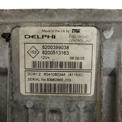 RENAULT NISSAN ECU / R0410B034A / 8200399038 / 8200513163 / DCM1.2