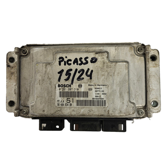Citroex XSARA ECU / 0261207318 / 9648483480 / M7.4.4 / BOSCH