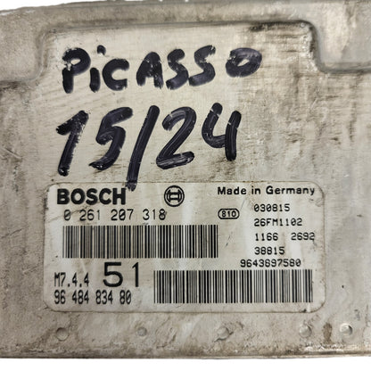 Citroex XSARA ECU / 0261207318 / 9648483480 / M7.4.4 / BOSCH