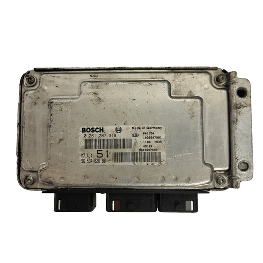 Citroex XSARA ECU / 0261207318 / 9653492680 / M7.4.4 / BOSCH