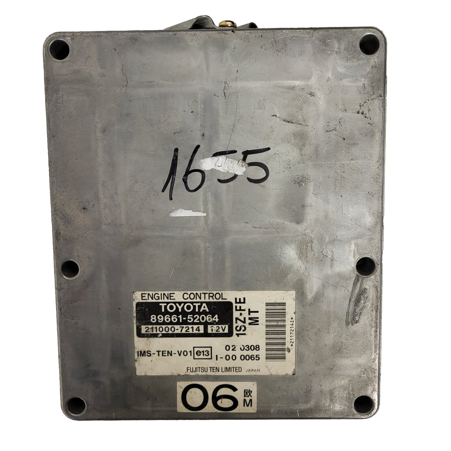 TOYOTA YARIS ECU / 89661-52064 / 211000-7214 / 1SZ-FE / FUJITSU