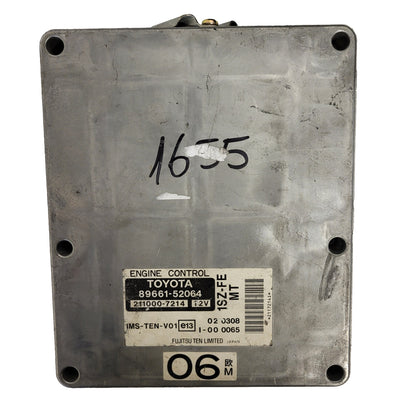 TOYOTA YARIS ECU / 89661-52064 / 211000-7214 / 1SZ-FE / FUJITSU