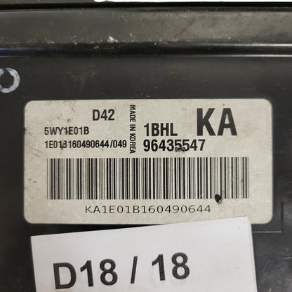 CHEVROLET LACETTI ECU / 96435547 / 1BHL / 5WY1E01B / D42
