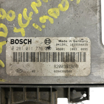Renault 1.9DCI ECU / 0281011776 / 8200391966 / 8200386508 / BOSCH