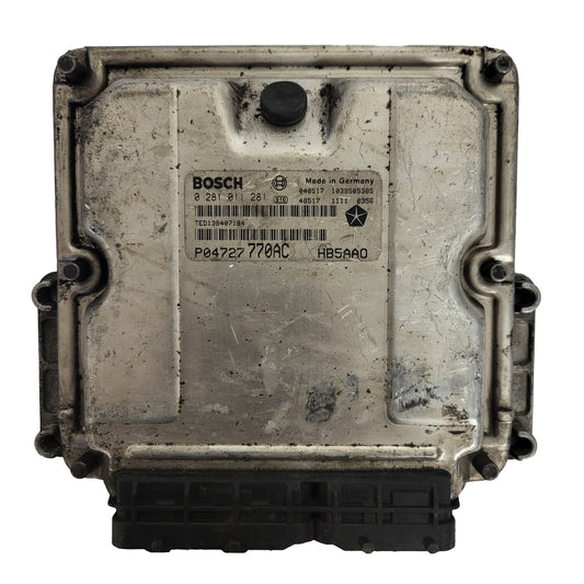 CHRYSLER VOYAGER ECU / 0281011281 / P04727770AC / BOSCH