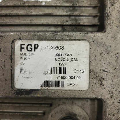 FIAT GRANDE PUNTO ECU / 55186608 / MJD 6JF.P3 / HW01B  / 71600.004.02