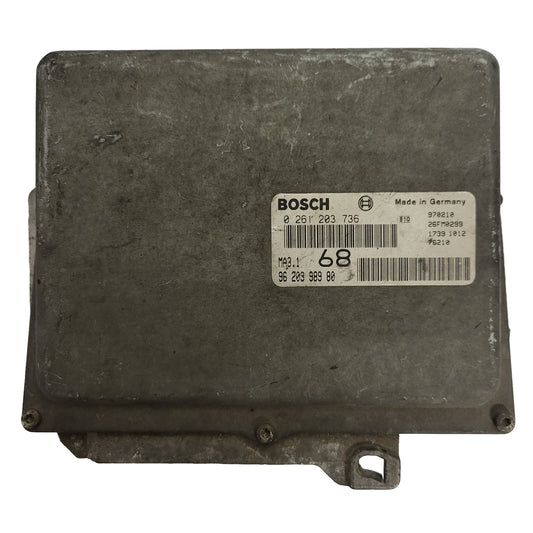Peugeot 106 Citroen Saxo 1.1 ECU / 0261203736 / 96203998980 / MA3.1 / BOSCH