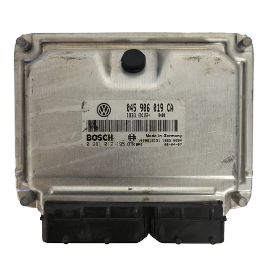 VW POLO ECU / 045906019CA / 0281012195 / EDC15P+ / BOSCH