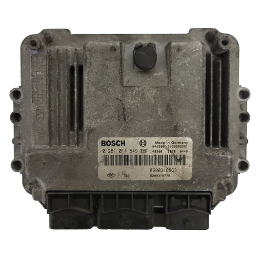 Renault ECU / 0281011549 / 8200310863 / 8200370779 / BOSCH