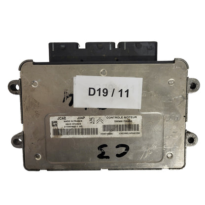CITROEN C3 ECU J34P / 21585900-1 / 21585900-1A0 / SW9661700480 / HW9651696680