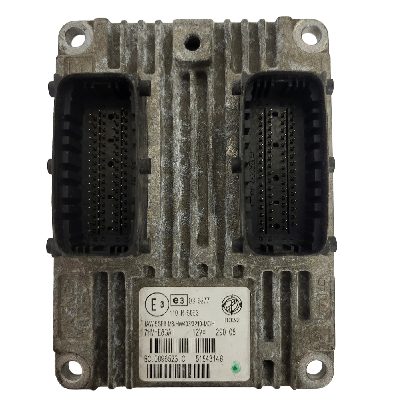 FIAT GRANDE PUNTO ECU / 51843148 / IAW 5SF8.M8 /  IAW5SF8.M8 / HW403 /