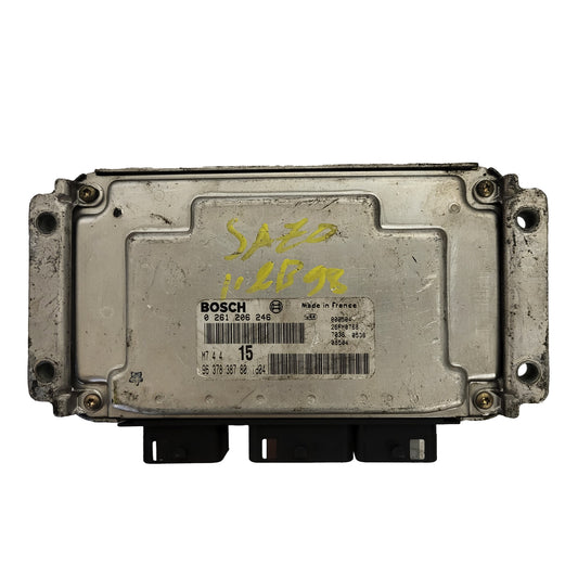 Peugeot Citroen ECU / 0261206246 / M7.4.4 / 9637838780 / BOSCH