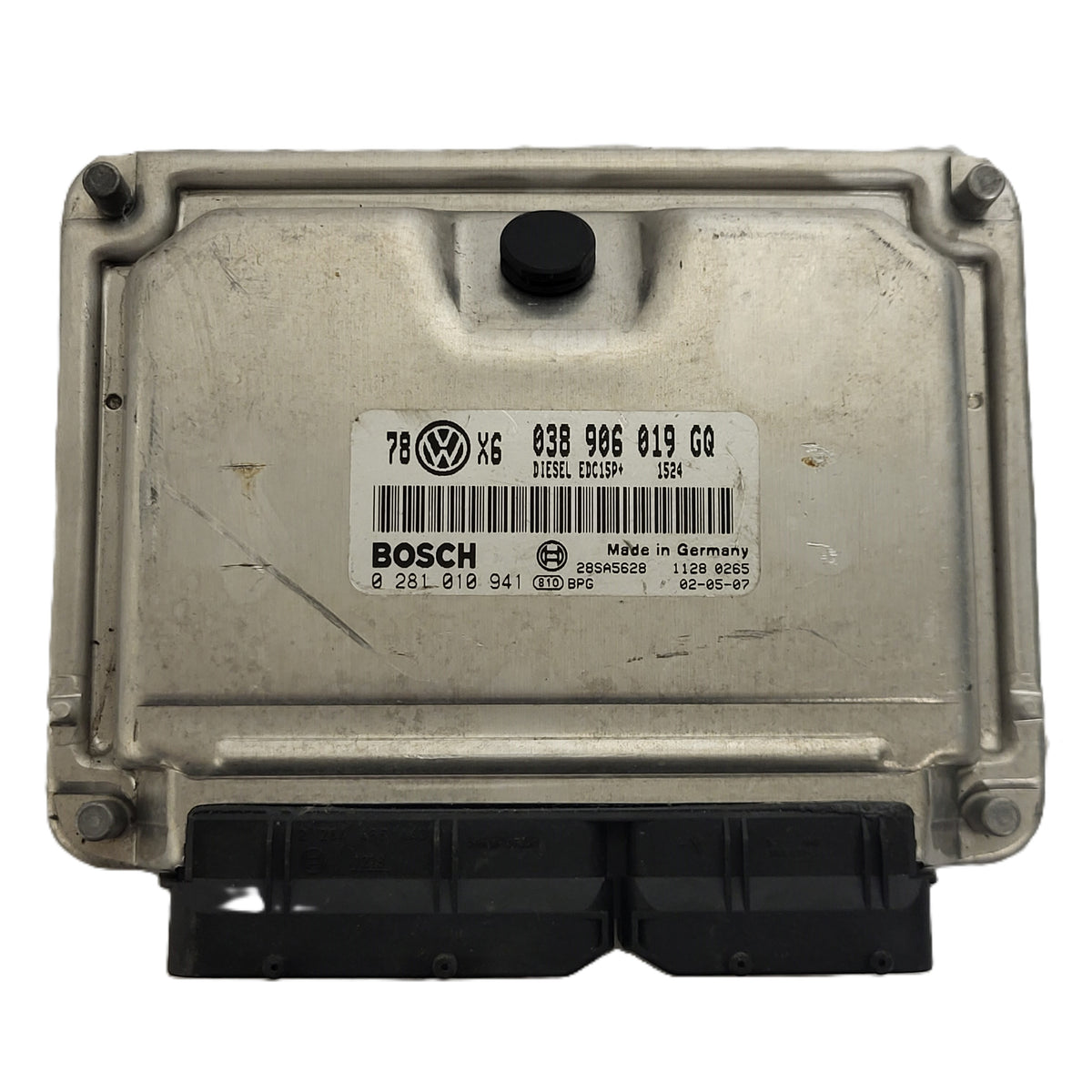 VW PASSAT ECU / 038906019GQ / 0281010941 / EDC15P+ / 038906019G / BOSCH - D20-09 - 1