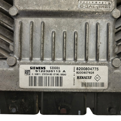 Renault ECU / S122326113A / 8200804775 / 8200807626 / SID301  / S122326113