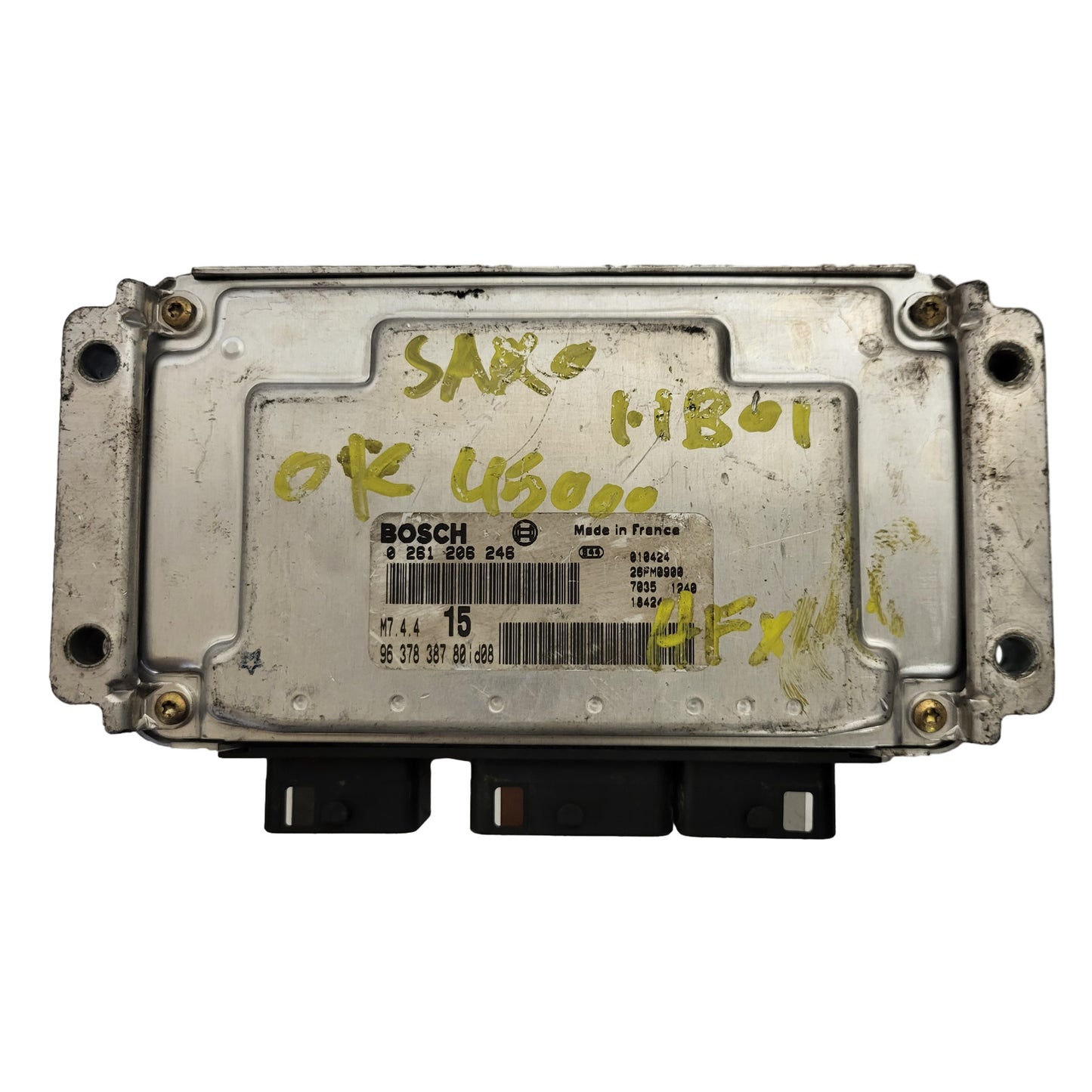 Peugeot Citroen ECU / 0261206246 / M7.4.4 / 9637838780 / BOSCH