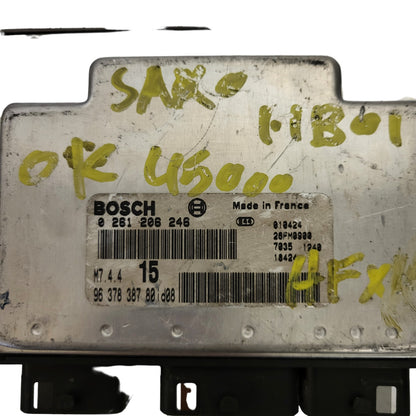 Peugeot Citroen ECU / 0261206246 / M7.4.4 / 9637838780 / BOSCH