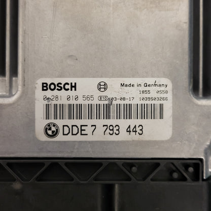 BMW ECU / 0281010565 / DDE7793443  / 7793443 / BOSCH
