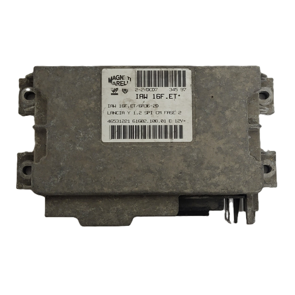 LANCIA YPSILON 1.2 ECU / IAW 16F.ET / 46531221 / 61602.108.01 / MAGNETI MARELLI - D20-20 - 1