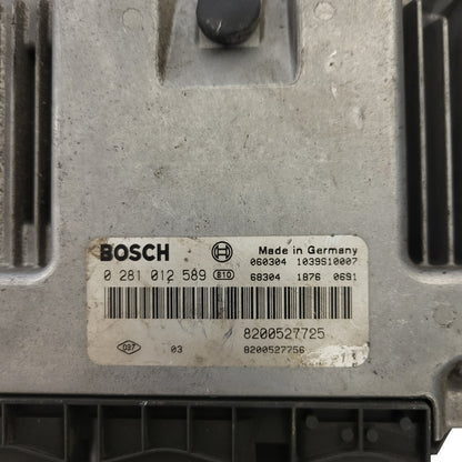 Renault ECU / 0281012589 / 8200527725 / 8200527756 / BOSCH