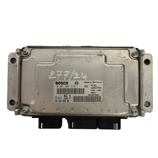 Citroex XSARA ECU / 0261207318 / 9653492680 / M7.4.4 / BOSCH