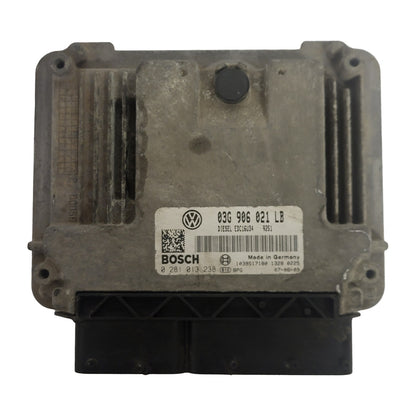 SKODA OCTAVIA ECU / 03G906021LB / 0281013238 / 03G906021 / EDC16U34 / BOSCH - D25-09 - 1
