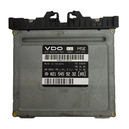 MERCEDES BENZ C W202 ECU / 0215459232 / 021545923209 / 412 229/021/001 - D26-03 - 1