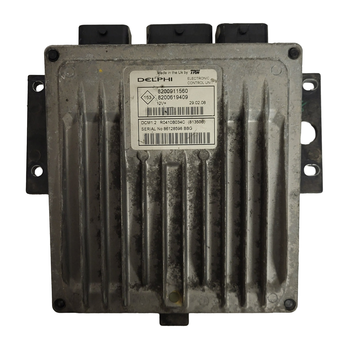 Renault ECU / 8200911560 / 8200619409 / R0410B034C / DCM1.2 / DELPHI - D26-05 - 1