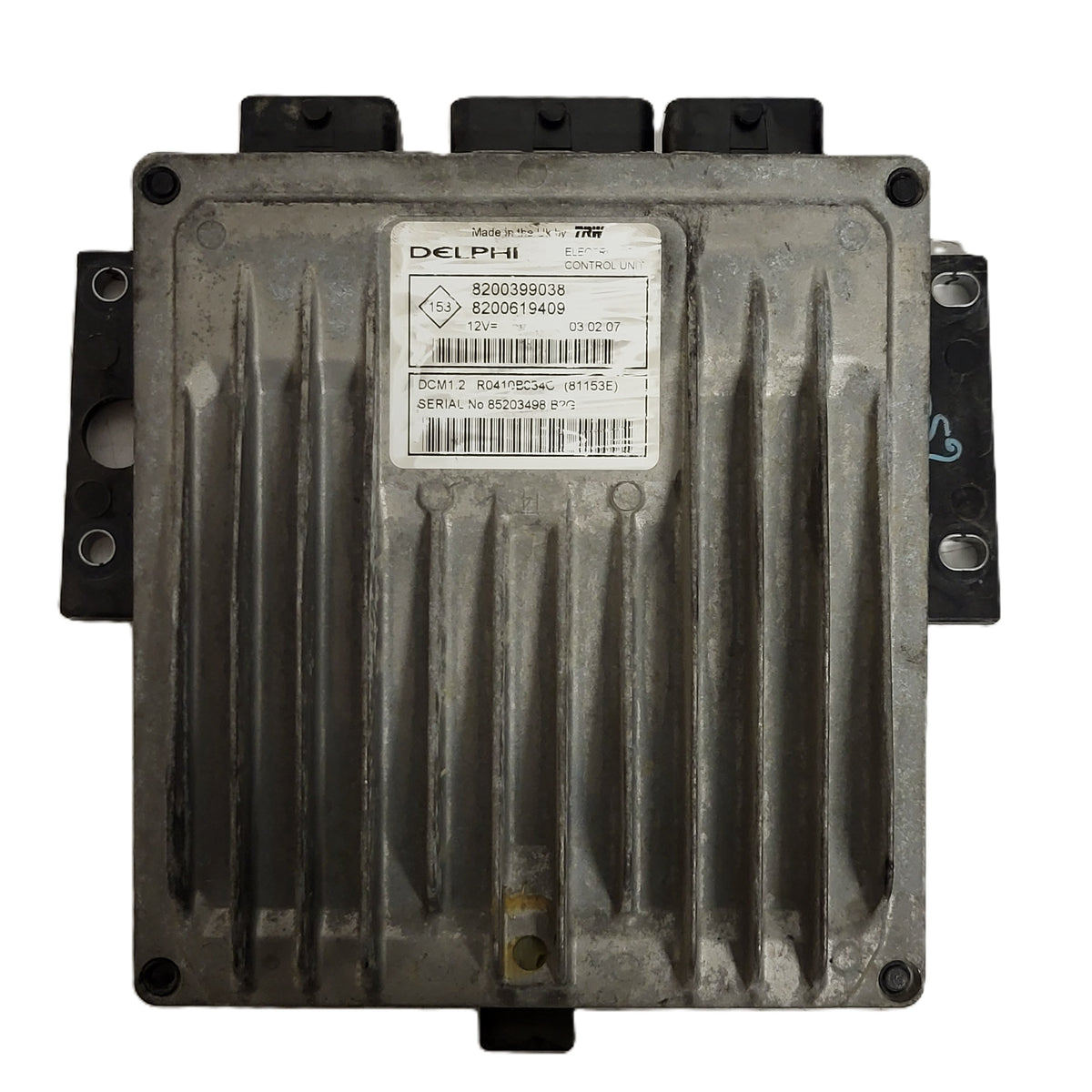 Renault ECU / 8200399038 / 8200619409 / R0410B034C / DCM1.2 / DELPHI - D26-07 - 1