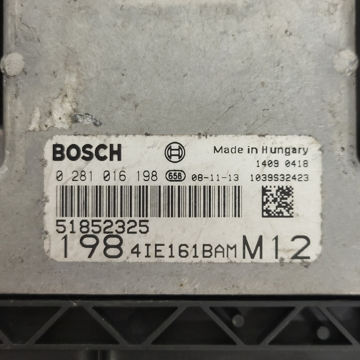 FIAT BRAVO 2 1.6 MULTIJET / 0281016198 / 51852325 / BOSCH - D26-11 - 2