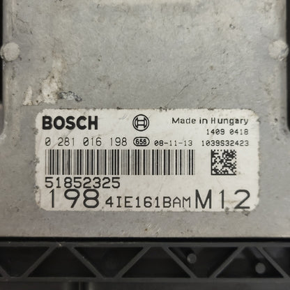 FIAT BRAVO 2 1.6 MULTIJET / 0281016198 / 51852325 / BOSCH - D26-11 - 2