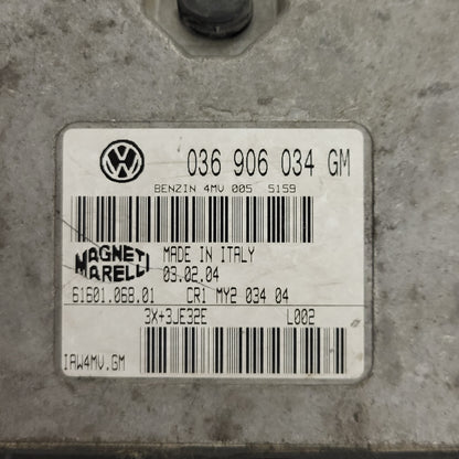 SEAT IBIZA ECU / 036906034GM / 4TV / IAW4MV.GM / 61601.068.01 / MAGNETI MARELLI - D26-17 - 2