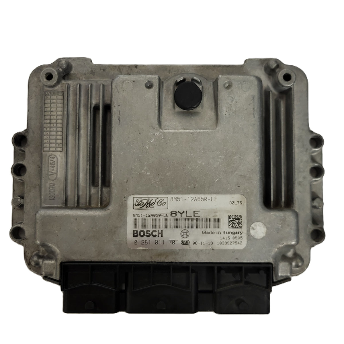 FORD FOCUS ECU / 8M51-12A650-LE / 0281011701 / 8YLE / DZL7S / BOSCH - D26-18 - 1