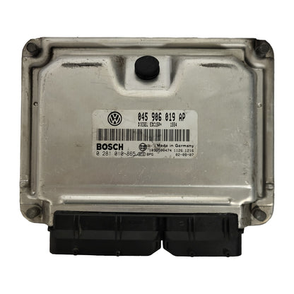VW GOLF POLO ECU / 045906019AP / 0281010865 / EDC15P+ / BOSCH - D26-19 - 1