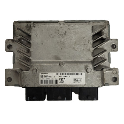 Ford ECU / S180047012A / AV21-12A650-CA / EMS2102 / V2CA / CONTINENTAL - D26-20 - 1