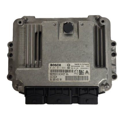 Peugeot Citroen ECU / 0281011633 / 9658945280 / EDC16C34 / 9653958980 / BOSCH - D27-03 - 1