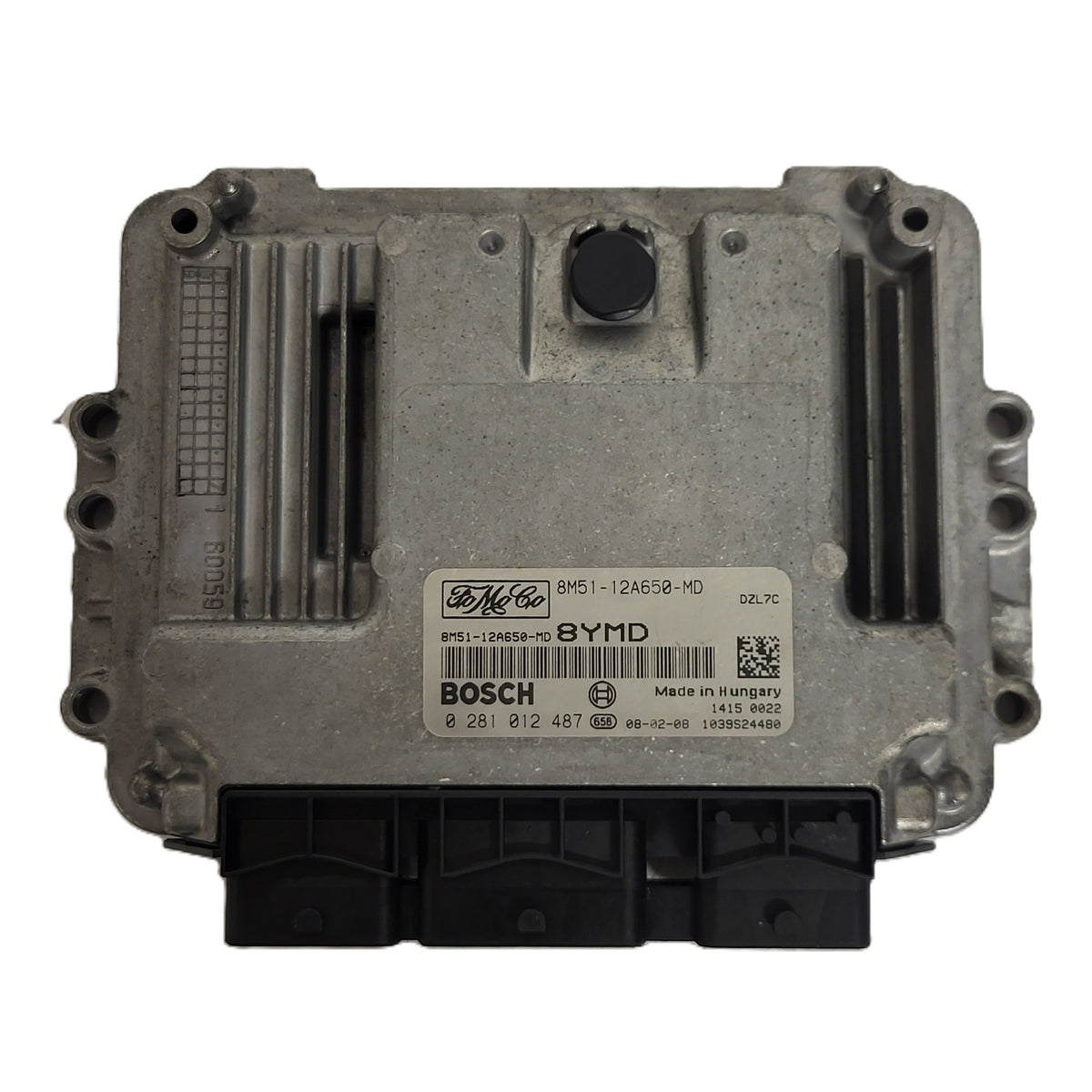 FORD C-MAX 1.6 TDCI ECU / 8M51-12A650-MD / 0281012487 / 8YMD / DZL7C - D27-12 - 1