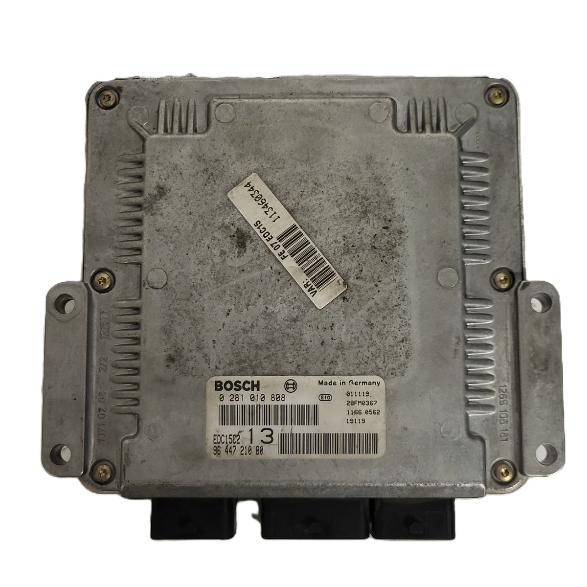 CITREON C5 ECU / 0281010808 / 9644721080 / 96 447 210 80 / EDC15C2 / BOSCH - D27-16 - 1