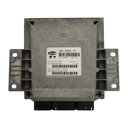 PEUGEOT CITROEN ECU / IAW 48P2.7H / SW 9655756780 / HW 9645989480 - D28-03 - 1
