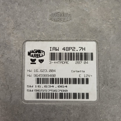 PEUGEOT CITROEN ECU / IAW 48P2.7H / SW 9655756780 / HW 9645989480 - D28-03 - 2