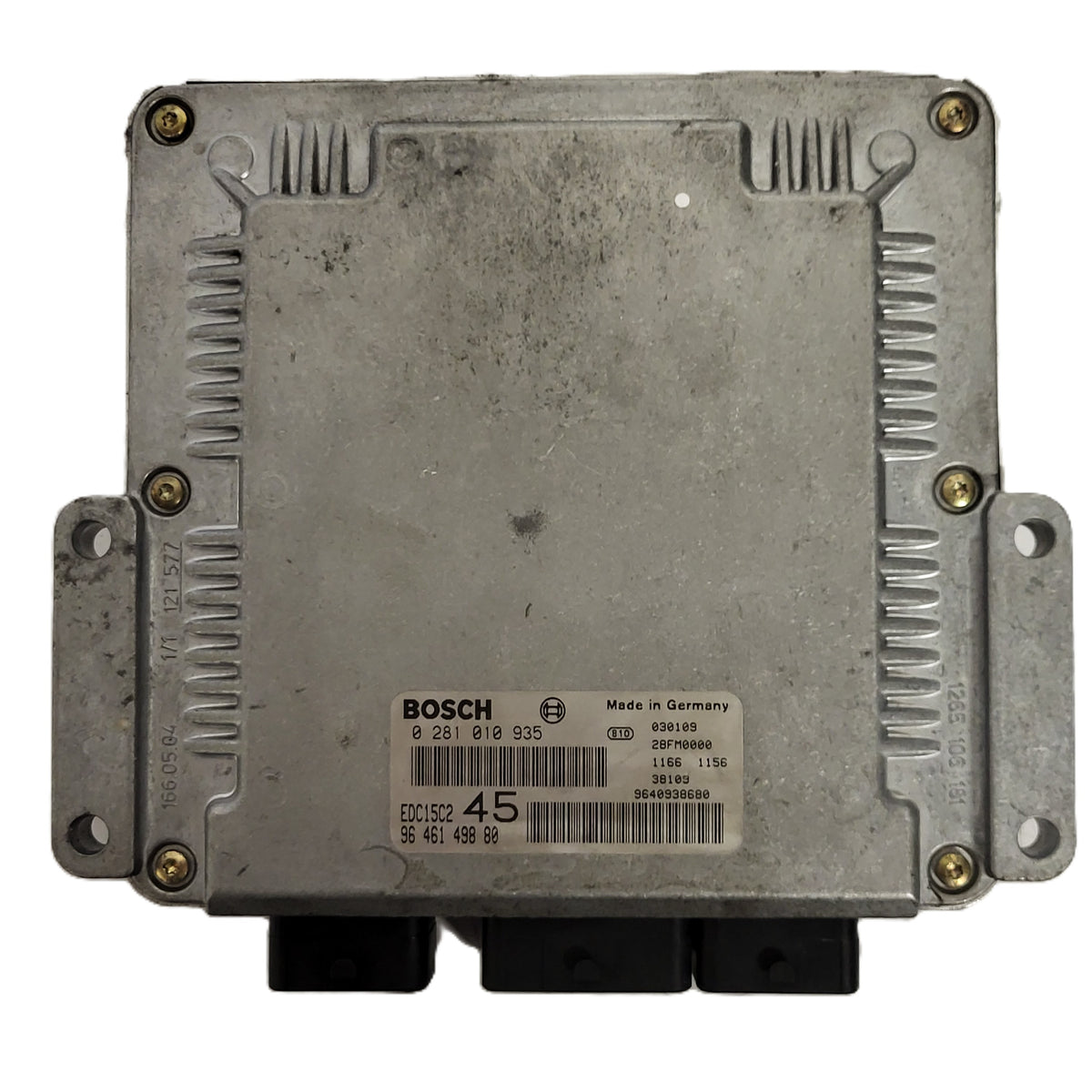 PEUGEOT 307 ECU / 0281010935 / EDC15C2 / 9646149880 / 9640938680 / BOSCH - D28-05 - 1