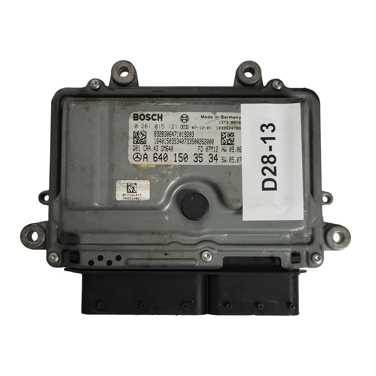 MERCEDES BENZ A B / 0281015121 / A6401503534 / BOSCH CRA.43 / OM640 BOSCH - D28-13 - 1