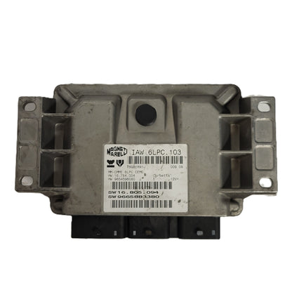 PEUGEOT CITROEN ECU / IAW 6LPC.103 / HW 9654596080 / SW 9665883380 / MM-CMME - D28-14 - 1