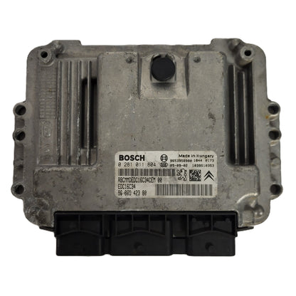 CITROEN C3 ECU / 0281011804 / EDC16C34 / 9660942380   / 9653958980 / BOSCH - D28-16 - 1