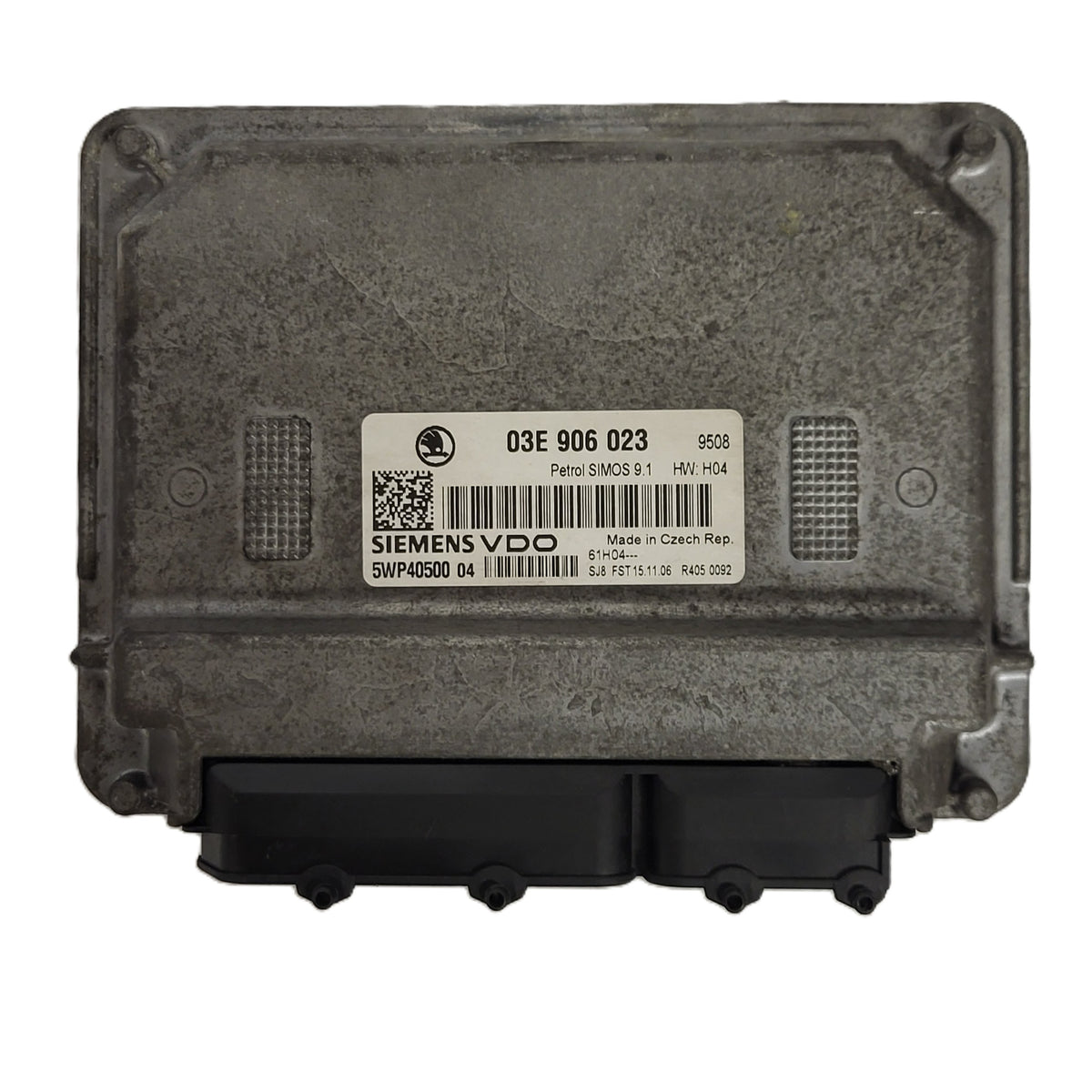 VW SEAT ŠKODA ECU / 03E906023 / 5WP40500 04 / SIMOS 9.1 / SIEMENS - D28-17 - 1