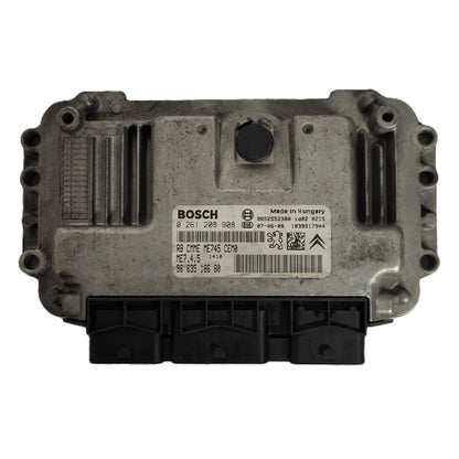 CITROEN PEUGEOT ECU / 0261208908 / ME7.4.5 / 9663518680 / 9652552380 / ME745 - D28-19 - 1