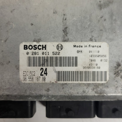 Fiat Ulisse 807 C8 ECU / 0281011522 / 9655816780 / 9640938180 / EDC15C2 / BOSCH - D29-01 - 2